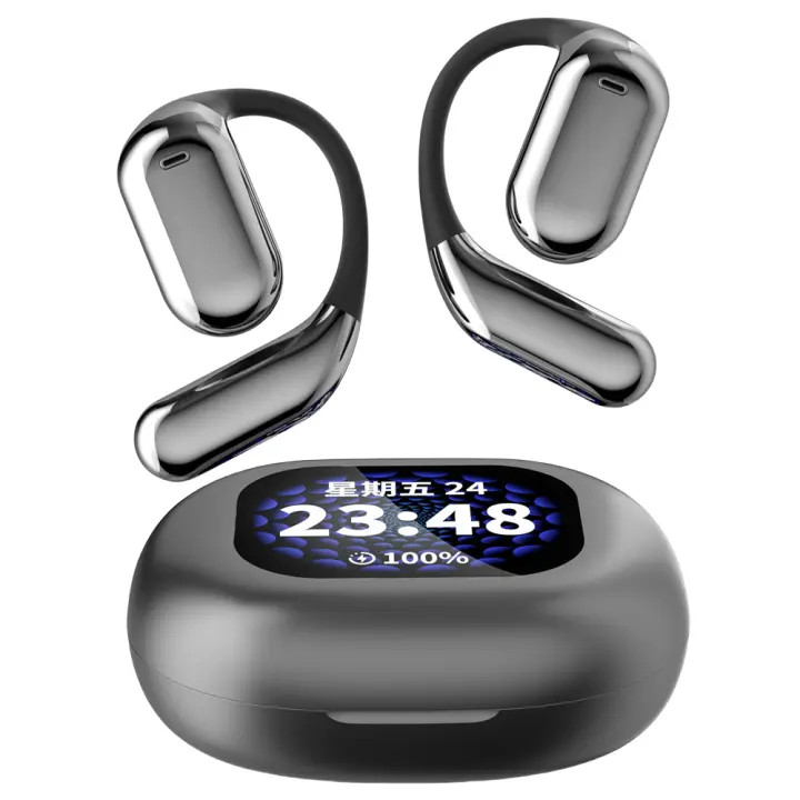 2025 Auriculares inalámbricos Bluetooth TWS con pantalla táctil LED inteligente, auriculares internos con cancelación activa de ruido, graves potentes, batería de 40 horas, Bluetooth 5.4, micrófono HD, compatible con iPhone, Samsung, Xiaomi y Huawei - 1