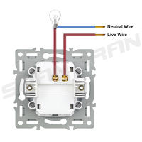 Interruptor de pared estándar europeo, panel de vidrio templado, 82mm x 82mm - details 2