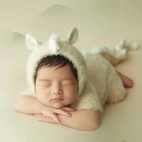 Kit de Recién Nacido Tema de Dragón Mono de Mohair Suave y Sombrero Accesorios de Fotografía de Estudio para Niños - details 2
