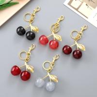 Decoración de bolso, llavero de cereza roja deliciosa, corazón de niña, colgante de cereza antipérdida, colgante para bolso Y2K Ins - details 7