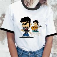 Camiseta de diseñador de manga para mujer, ropa de cómic de anime para niña, top de Estopa - details 0