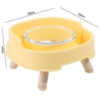 Cuenco de plástico para perros y gatos, protege las vértebras cervicales, cuenco de cuatro patas para mascotas de gran capacidad con soporte elevado, antiasfixia - details 1