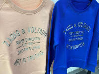 Sudadera con capucha bordada de algodón rosa para mujer, Jersey clásico francés de nicho ZV, 24 principios de otoño, nuevo - details 13