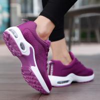 Zapatos Deportivos transpirables para mujer, zapatillas para correr con cojín de aire, suaves, informales, cómodas, color blanco - details 6