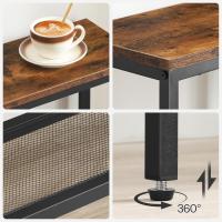 Mesa Lateral de 75cm Estilo Industrial de 4 Niveles Ideal para Entrada, Sala, Pasillo - details 4