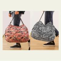 Bolsa de compras plegable creativa, bolso de hombro de viaje portátil reutilizable, ligero, impermeable, plegable, ecológico, de viaje - details 3