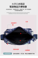 Bolso de mensajero de gran capacidad, bolso de hombro, tela Oxford, material de flores, mochila individual, Nuevo - details 7