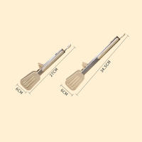 Pinzas de silicona de acero inoxidable para alimentos, pinza antiadherente de fácil limpieza para ensalada y barbacoa - details 3