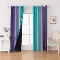 Cortinas Opacas Modernas de salón, 2 Piezas, Aislantes, frío y Calor con Ojales - details 6