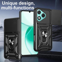 Teléfono para Honor 400 Lite 5G con cubierta de lente deslizante, funda con soporte a prueba de golpes - details 4
