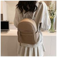 Nueva mochila para mujer 2025 mochila pequeña para mujer de color sólido bolso de viaje personalizado de moda versión coreana para mujer - details 22