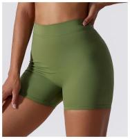 Pantalones cortos sin costuras para mujer ideal para el gimnasio y deportes al aire libre material de nylon transpirable y elástico con capucha tipo yoga y stretch aptos para primavera y verano - details 10