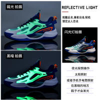 Zapatillas de baloncesto para hombre con efecto fluorescente |   Zapatillas deportivas con sonido por fricción |   Entrenamiento y Competencia Interior/Exterior |   Tallas 36-45 - details 4