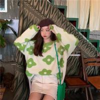 2024 ins nueva moda mujer suéteres invierno mujeres suéteres de flores sobre tamaño mujeres pullover suéteres - details 27