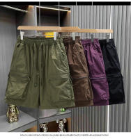 Pantalones cortos de verano Ice Hombres de nylon con cremallera Bolsillos Ropa de trabajo casual Deportes Cinco Pantalones Multi Bolsillos - details 11