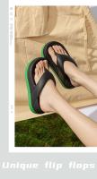 Mujer flip ps Diseño Zapatos tendencia Casual Plataformas antideslizantes Zapatillas al aire libre Características únicas Sandalias planas - details 2