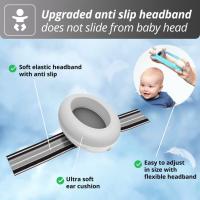 Orejeras de reducción de ruido para bebés y niños pequeños, protección auditiva para bebés, auriculares contra daños auditivos, mejora el sueño - details 1