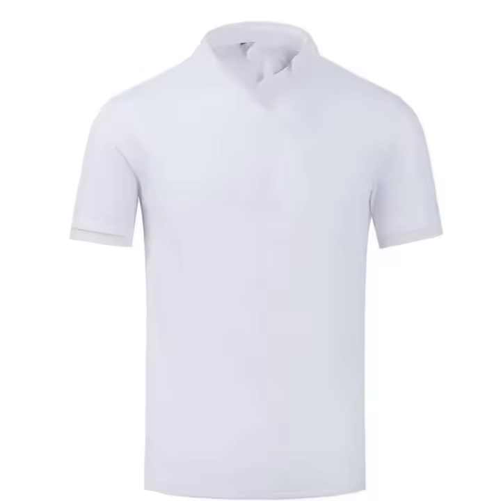 Polo para hombre, pantalones cortos deportivos informales, camiseta con botones estampados con estampado de rayas, ropa holgada, polo de moda - 1