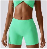 Pantalones Cortos de Yoga Deportivos Cintura Alta, A Prueba de Cuadrillas, Secado Rápido, Material de Nylon para Mujeres Ideal para Entrenamiento en Primavera/Verano - details 19
