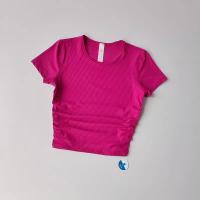 Camiseta de Yoga sin Costuras Camiseta Deportiva de Manga Corta para Mujer - details 1