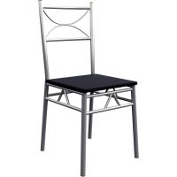 Conjunto Mesa y 4 sillas Paul Muebles de Cocina Comedor Negro Mesa MDF Resistente 110x70cm - details 2