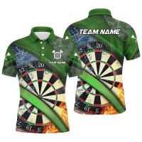 Camisetas con estampado 3D de dardos a la moda, camisetas informales de gran tamaño con nombre personalizado para hombre, uniformes de equipo deportivo - details 2