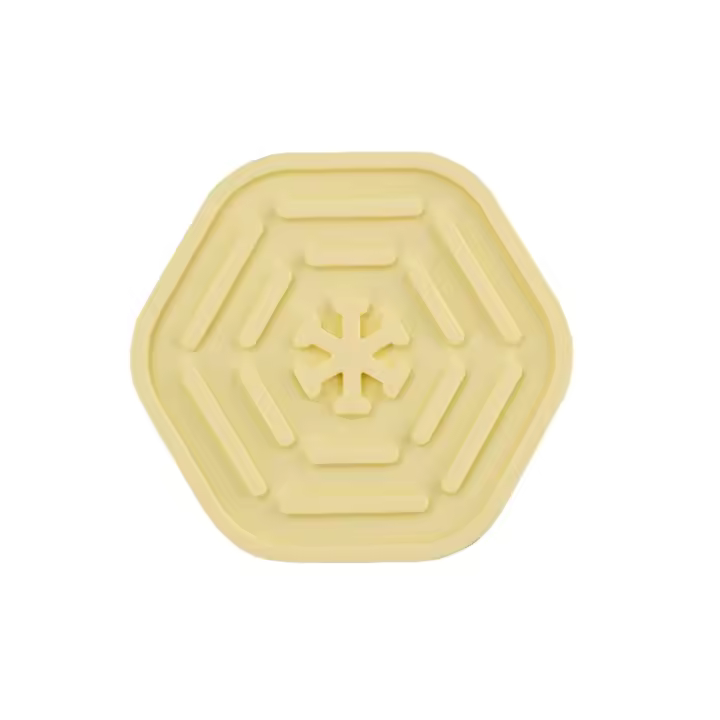 Posavasos de silicona antideslizante, copo de nieve suave, soporte para olla, vajilla, alfombrilla de aislamiento, accesorios de mesa hexagonales, Mantel Individual para taza - 1