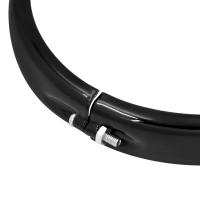 Anillo embellecedor para faro delantero de motocicleta, accesorio negro/cromo de 5,75 pulgadas para Harley Sportster XL 1200 883 Dyna Softail Fat Boy Street Glide - details 2