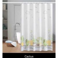 Cortina de ducha impermeable, 180x180 cm, estampada, 1 unidad - details 5