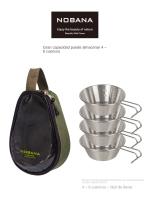 Juego de utensilios de cocina plegables para senderismo, pesca, picnic, barbacoa, utensilios de cocina al aire libre - details 3
