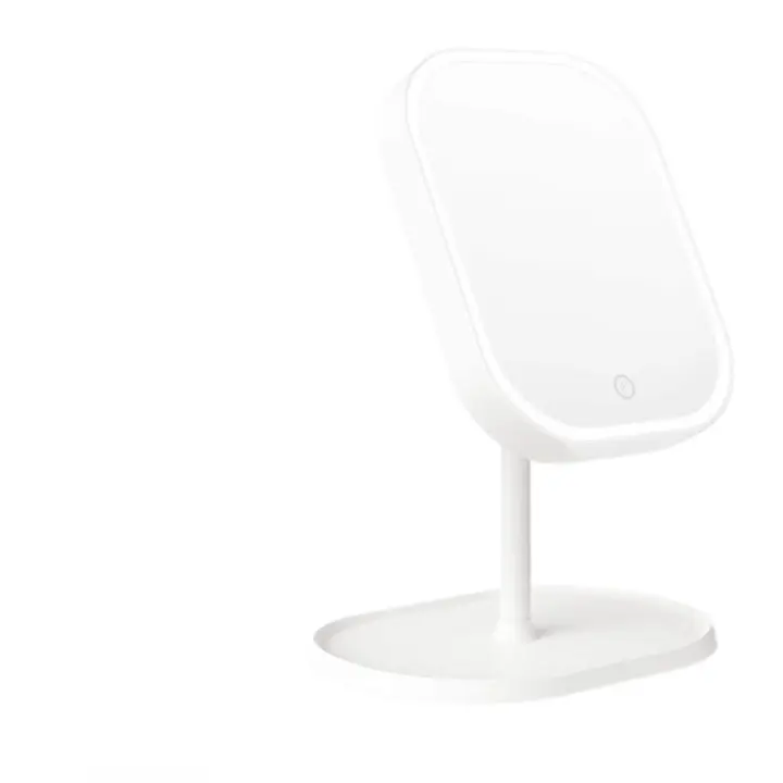 Espejo de Maquillaje con Luz LED, Espejo de Maquillaje Táctil, Ultra Alta Definición, USB, Cosmético Plegable - 1