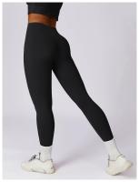 Conjunto de Yoga para Mujeres 2 Piezas Ropa Deportiva Gimnasio Legging Fitness Top Corto de Manga Larga Traje Deportivo Material Exterior Nylon Adecuado para Primavera/Verano - details 16