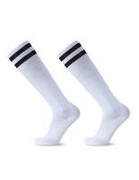 Calcetines de Fútbol a Rayas Blancas y Negras Altura del Tobillo Ideal para Hombres, Niños, Mujeres - details 14