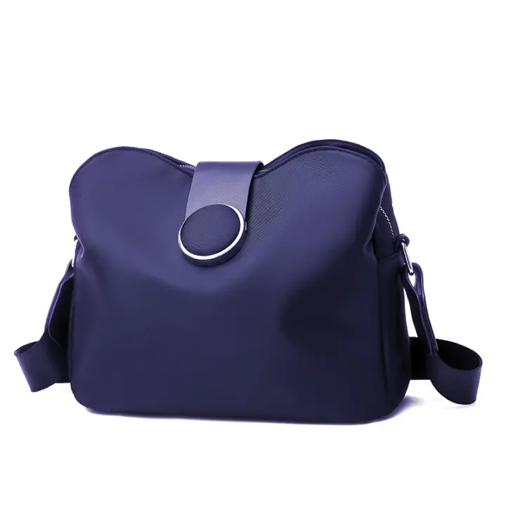 Bolso de hombre de Nailon Simple para Mujer, Bolsa de Mensajero impermeable, Bolso de Viaje, Bolso Pequeño, Bolso de Ocio - 1