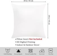 Juego de 4 Fundas de Almohada Geométricas 45x45cm Ideal para Sofá, Cama, Coche Lavable en Máquina - details 4
