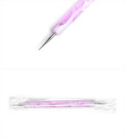 Pluma de Pintura de Punta de Acero Acrílico KADS para Manicura Herramienta de Salón en Casa Doble Punta Rosa Para Arte de Uñas - details 5