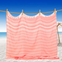 Manta de toalla de playa turca gigante, manta extra grande, manta bohemia, manta extra grande, secado rápido, suave, fina, sin arena, compacta, grande, sin arena, resistente a la arena, mujeres, hombres, adultos, regalo - details 3