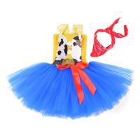 Conjuntos de disfraces de vaquera para actuación, vestido tutú de dibujos animados para niñas, cosplay, ropa de fiesta de carnaval - details 6