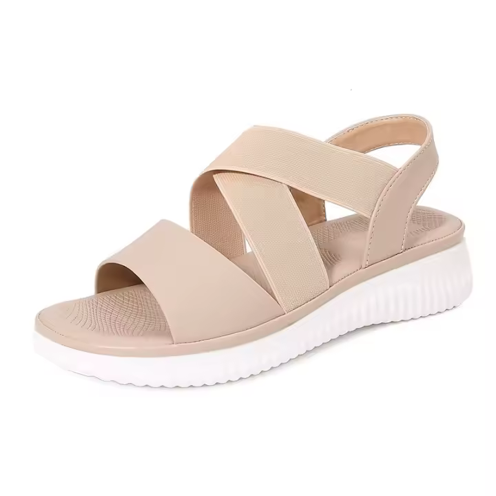 Sandalias planas casuales para mujer, Sandalias de zapatos de verano, - 1