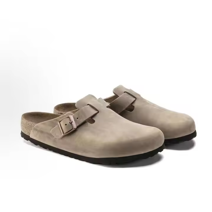 Buroalma Zapatillas de mujer sandalias Birkenstock Boston Comodidad Resistente al desgaste - 1
