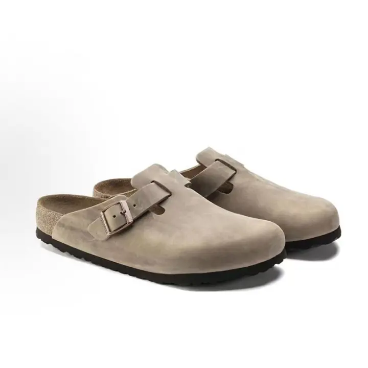 Buroalma Zapatillas de mujer sandalias Birkenstock Boston Comodidad Resistente al desgaste - 1