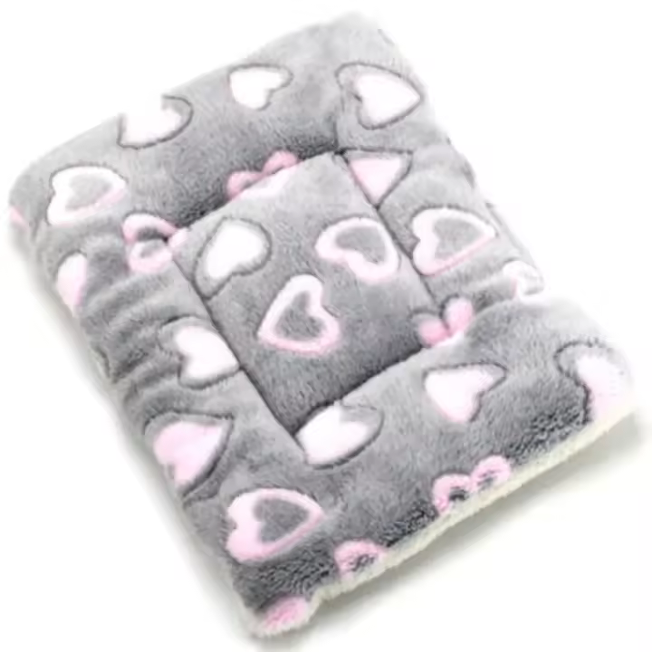 Alfombrillas suaves de felpa para cama de gato, cojín corto para dormir, manta cálida para perros pequeños, accesorios para gatos - 1