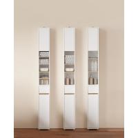 Mueble de Baño de Alto Estante Estanterías con 2 Puertas y Cajón Blanco Tamaño 20x20x180cm - details 55