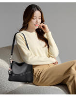 Bolso de hombro de piel de vaca para mujer, bandolera de cuero genuino, suave, informal, alta calidad - details 12