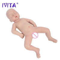 Muñeca de Bebé Renacida de Silicona IVITA Muñeca Suave Realista con Chupete para Niños - details 14