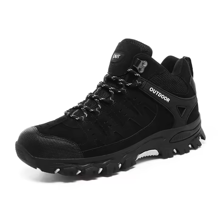 Zapatos de senderismo para hombre, BOTAS de Montaña al Aire Libre, Escalada, otoño and Invierno, zapatillas de Goma - 1