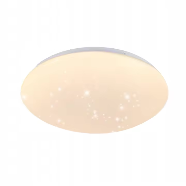 CBJKTX Luz de techo LED Cielo estrellado Lámpara de techo de dormitorio blanca Iluminación de techo redonda de 12 W - 1