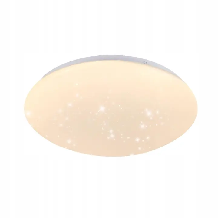 CBJKTX Luz de techo LED Cielo estrellado Lámpara de techo de dormitorio blanca Iluminación de techo redonda de 12 W - 1