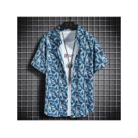 Ropa de playa para hombre, conjunto de 2 piezas, camisa hawaiana y pantalones cortos de secado rápido, ropa de moda para hombre, trajes informales estampados de verano - details 6
