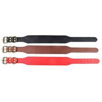 Collares de cuero de microfibra para perros, correas ajustables para el cuello de mascotas de 5cm de ancho, Collar duradero con forma de pez L-3XL para perros medianos y grandes - details 10